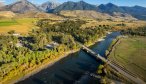 The Yellowstone River flows through Pine Creek in Paradise Valley