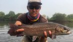 Mongolia trout fishing on the fly