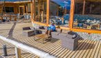 Patagonia Baker Lodge deck in Chile