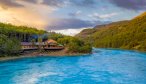 Lodge on Baker River in Chile