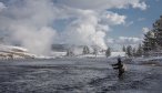 Firehole fishing in the fall