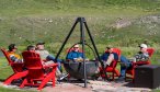 Madison River Lodge firepit