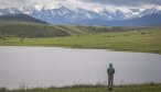 Private lake fishing in Montana