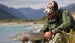 Fly fishing in New Zealand for big brown trout