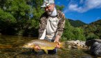 Nice brown in New Zealand fly fishing