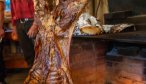 Chile lamb asado at fishing lodge
