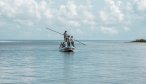 Mayazul lodge flats fishing bonefish and permit skiff