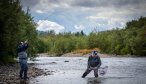 fly out fishing rainbow trout AK trout river