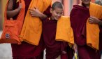 A group of young monks at the Gandantegchinlen monastery