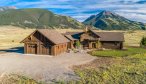 Livingston Montana Vacation Rental Home Emigrant Peak Lodge outside