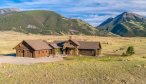 Livingston Montana Vacation Rental Home Emigrant Peak Lodge drone