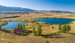 Livingston Montana Vacation Rental Home Emigrant Peak Lodge drone lake