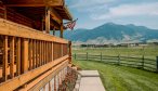 Montana Vacation Rental Home in Paradise Valley Horseshoe Ranch outside