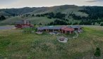 Paradise Valley Montana Vacation Rental Home New Moon Lodge drone