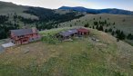 Paradise Valley Montana Vacation Rental Home New Moon Lodge drone