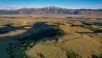 Paradise Valley Montana Vacation Rental Home New Moon Lodge drone