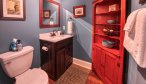 Paradise Valley MT Rental Home Red House Homestead bathroom