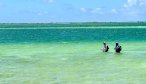Christmas island fly fishing lodge wading 2
