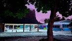 Christmas island fly fishing lodge wading lodge evening