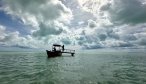 Christmas island fly fishing lodge boat 2
