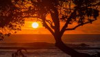 Christmas island sunset