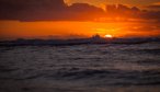 Christmas island sunset evening