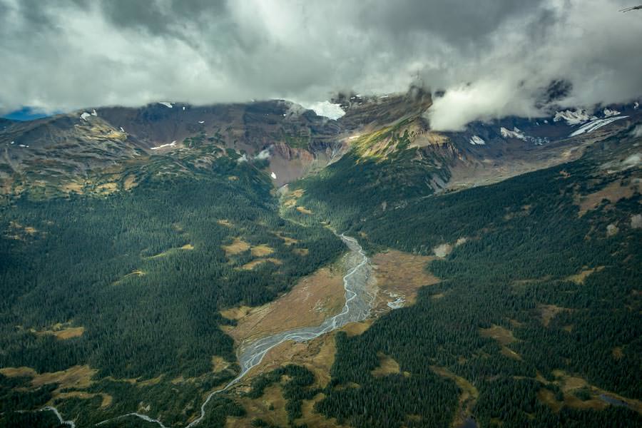 Big wild country in northern British Columbia