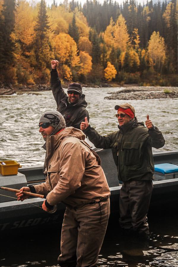 Good friends and good fish! Good friends and good fish!