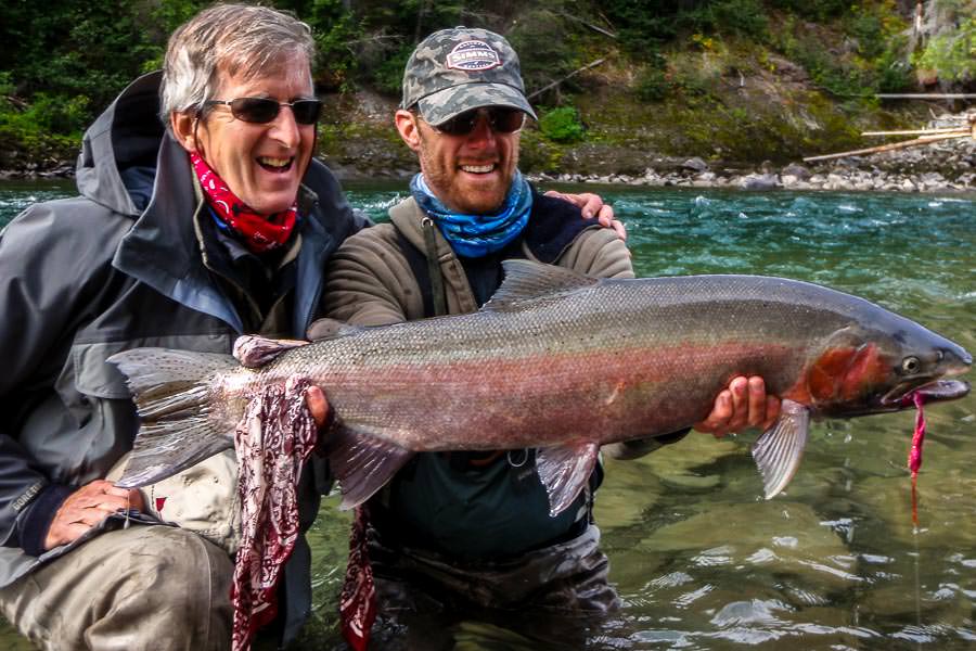 A dinosaur of a fish caught by Lynn B.