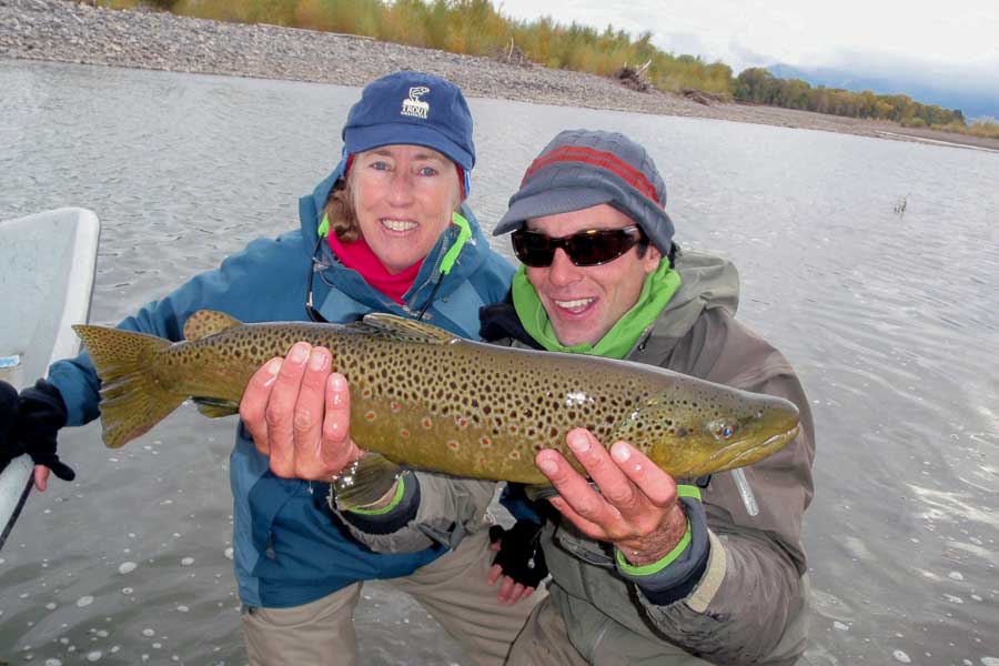 November Fishing All smiles over a nice November Brown