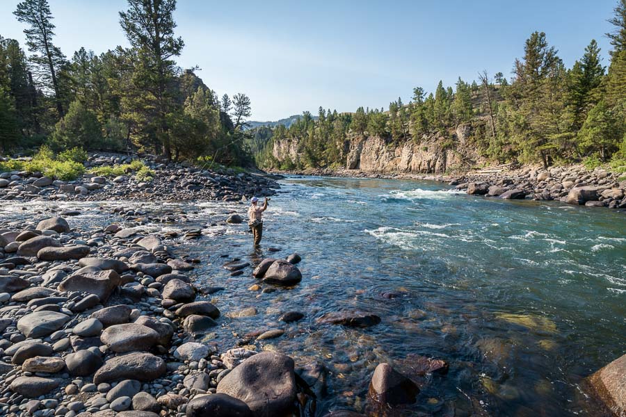 The Yellowstone River becomes a good option in late June