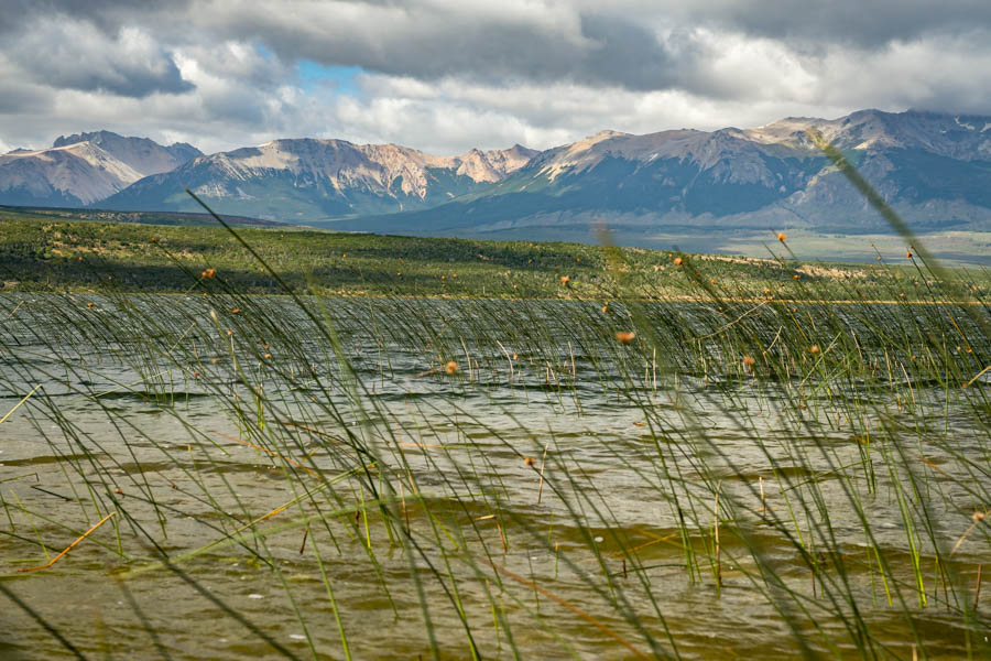 Lago Tres Rio Pico fly fishing Argentina Lago Tres is home to both large trout and good numbers. Big rainbows cruise the weed edges along the lake