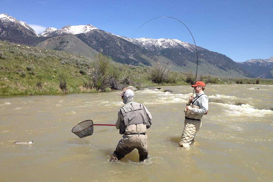 The Slide fishes very well all spring, even during periods of off color water