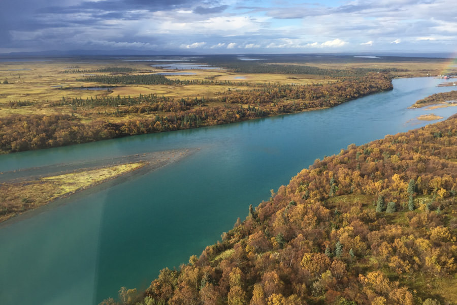 Kvichak river The massive Kvichak River is the outlet for Lake Iliamna