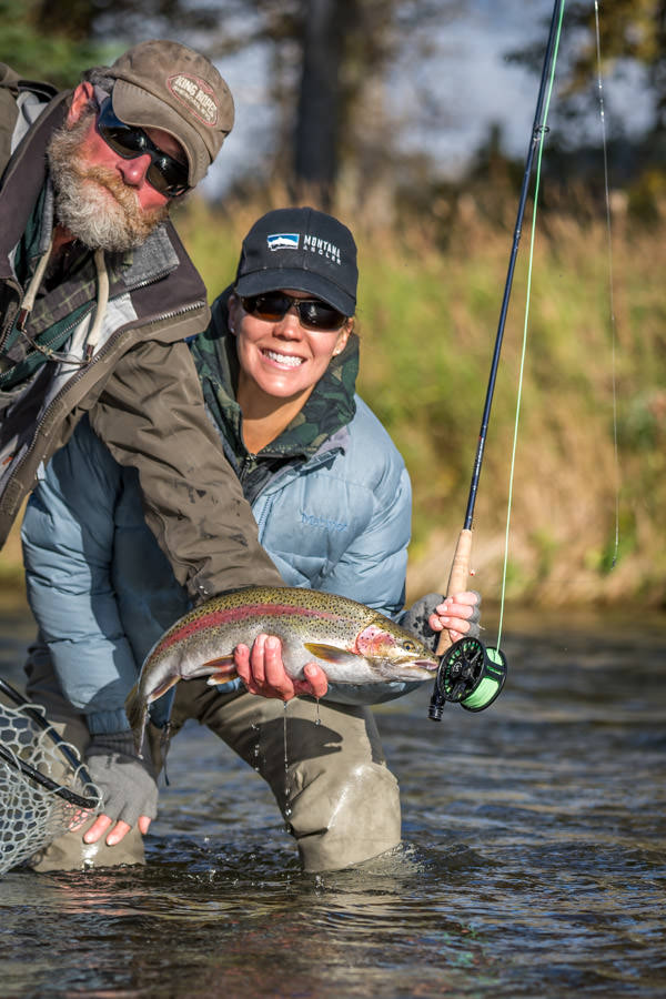 Big copper bows An "average" Middle Copper Rainbow. We landed well over 20 trout in the 20" or larger category on day 2