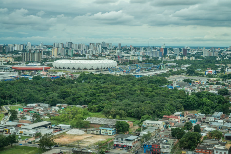 Manaus in Brazil Manuas is easily accessed by a 4.5 hour direct flight from Manaus. From their we took an included private charter to the lodge