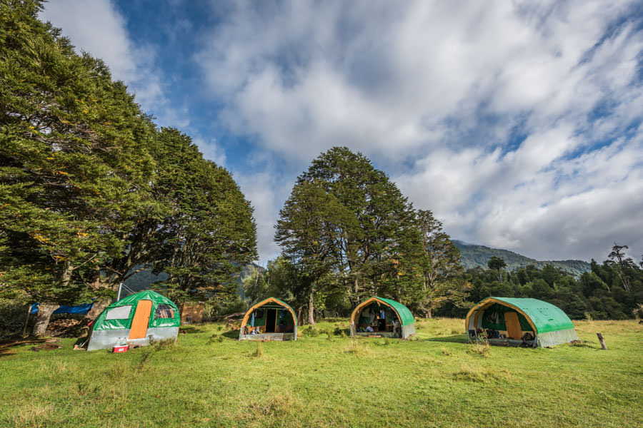 Luxury back country river camp Luxury back country river camp