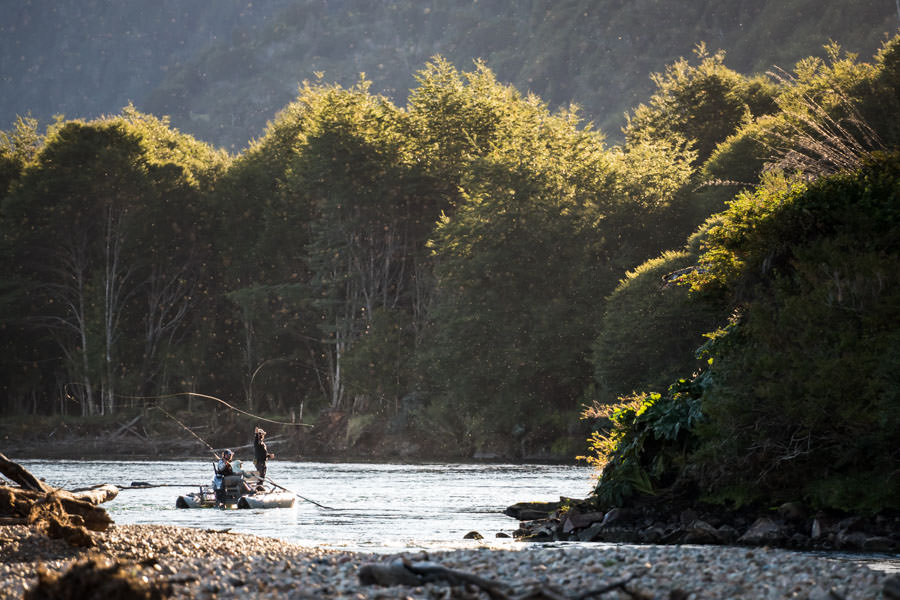 A beautiful end to a great trip Last casts in the last light