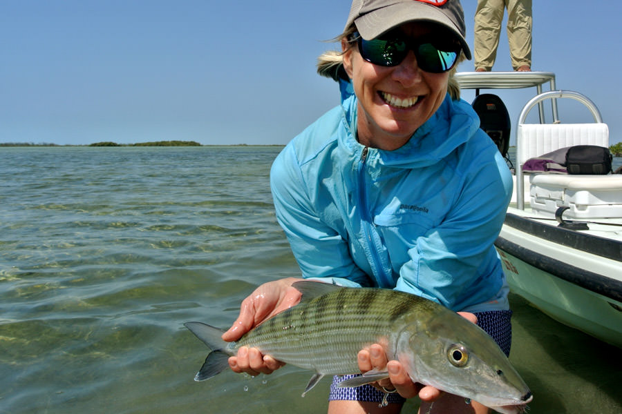 Bonefish on the flats in Cuba