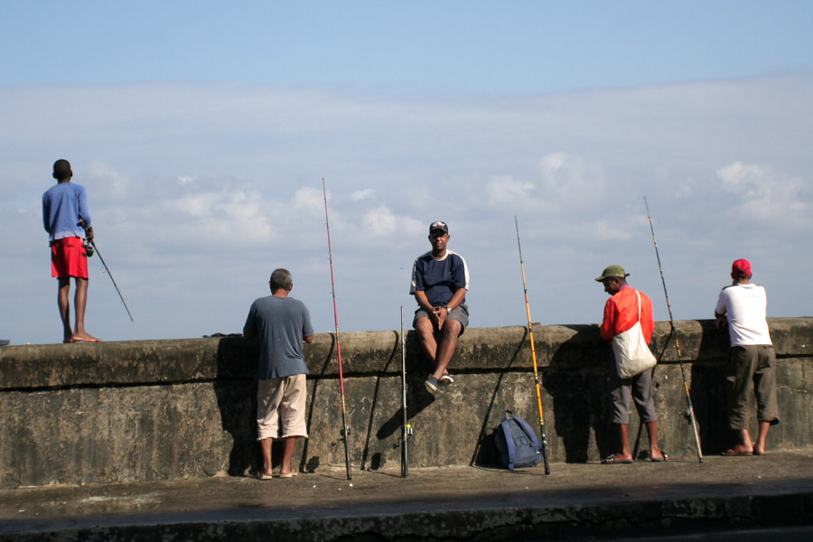 Fisherman on the Malecon