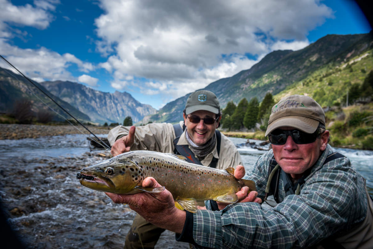 This XL Chilean brown fell for a guide-tied Cantaria imitation