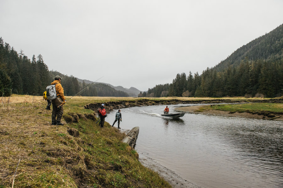 Accessing remote coastal Alaska steelhead streams