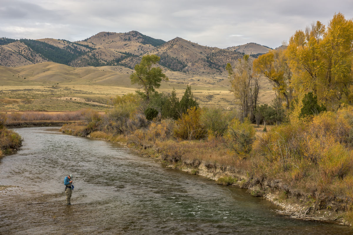 Small water like the Ruby River can also be a fun place to swing flies!