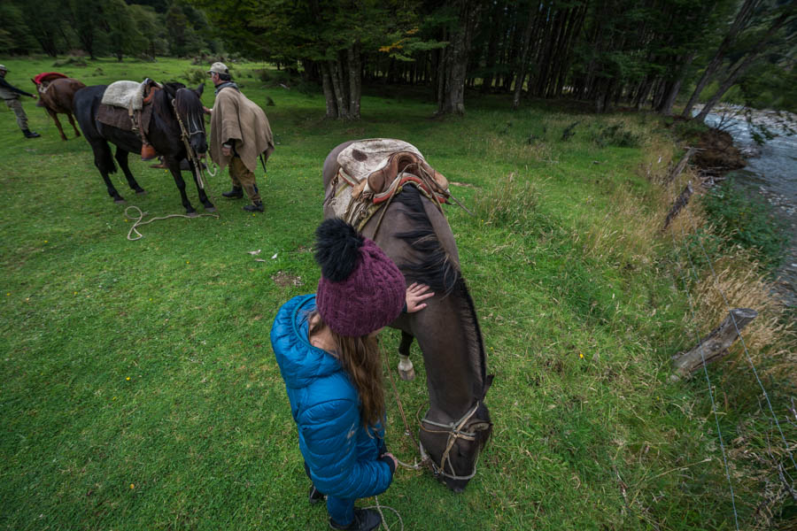 We met the local gaucho to head up the Magote River via horseback