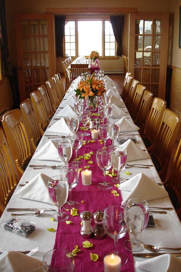 Table Set View Montana Fishing Lodges, Montana Fly Fishing Trips