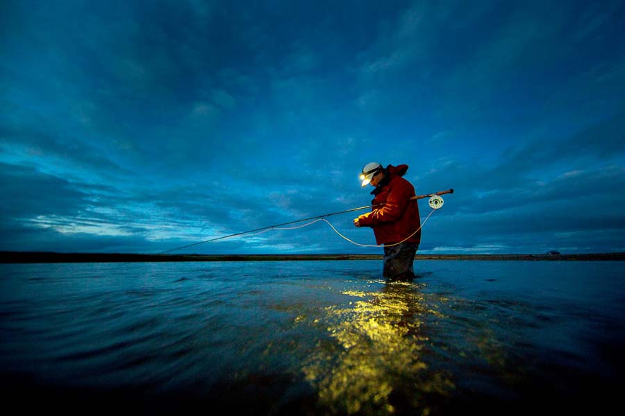 Dusk on the River Argentina Fly Fishing Trips