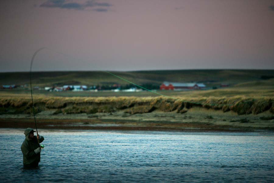 Fishing at Dusk Fly Fishing Travel