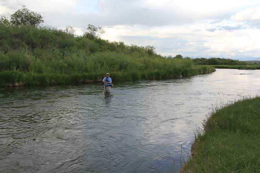 wade fishing beaverhead river