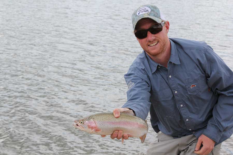 hanson lake rainbow trout fishing