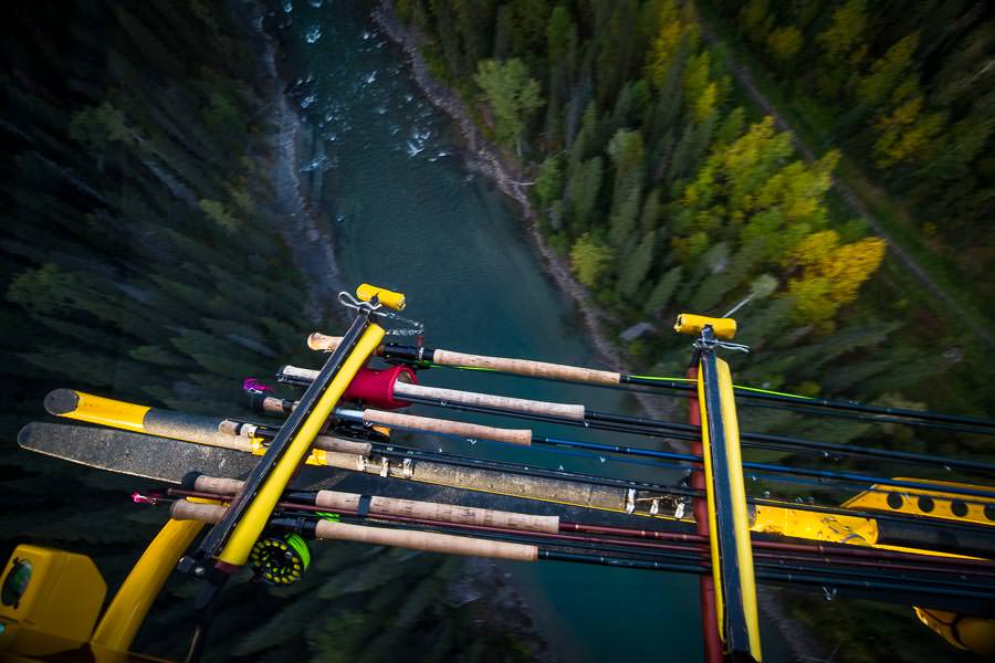 Flying in steelhead equipment